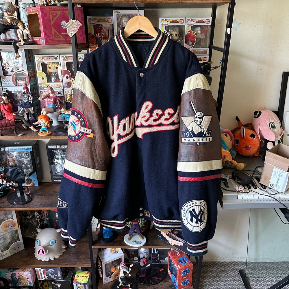 Vintage Jeff Hamilton MLB New York Yankees JH Designed Jacket Men’s Size 3XL
